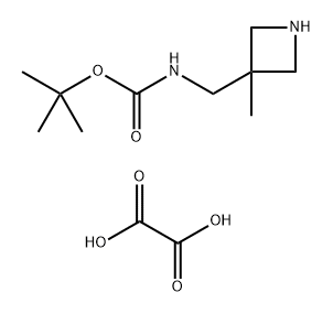 3-(Boc-aMinoMethyl)-3-Methylazetidine heMioxalate Struktur