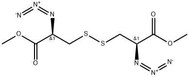 Propanoic acid, 3,3'-dithiobis[2-azido-, 1,1'-dimethyl ester, (2R,2'R)-