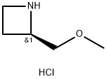 Azetidine, 2-(methoxymethyl)-, hydrochloride (1:1), (2R)- Struktur