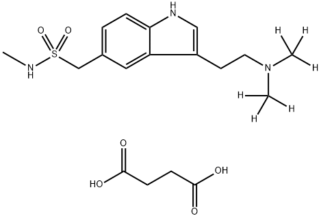 SUMATRIPTAN-D6 HEMISUCCINATE Struktur