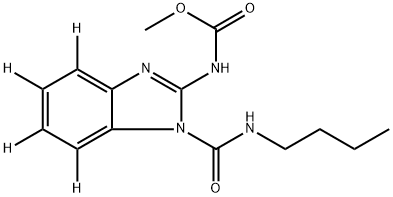 Benomyl-d4 (benzimidazole-4,5,6,7-d4)	 Struktur