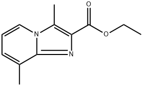 ethyl 3,8-dimethylimidazo[1,2-a]pyridine-2-carboxylate Struktur