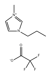 1H-Imidazolium, 1-methyl-3-propyl-, 2,2,2-trifluoroacetate (1:1) Struktur