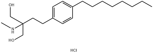 Fingolimod N-Methyl Impurity Struktur