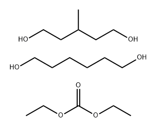 Diethyl carbonate polymer with 1,6-hexanediol and 3-methyl-1,5-pentanediol Struktur