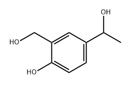 1,3-Benzenedimethanol, 4-hydroxy-α1-methyl- Struktur