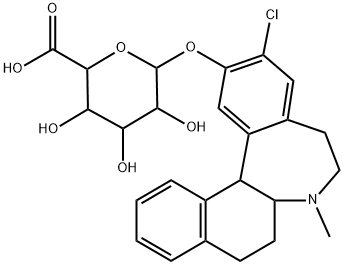 Ecopipam O-β-D-glucuronide Struktur