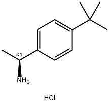 Benzenemethanamine, 4-(1,1-dimethylethyl)-α-methyl-, hydrochloride (1:1), (αS)- Struktur