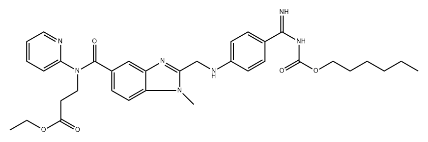 Dabigatran etexilate Impurity T Struktur