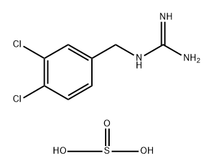 Guanidine, N-[(3,4-dichlorophenyl)methyl]-, sulfite (1:1) Struktur