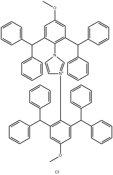 N,N'-bis(2,6-bis(diphenylmethyl)-4-methoxyphenyl)imidazolium chloride