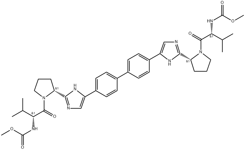 Daclatasvir Impurity 7 (RRRR-Isomer) Struktur