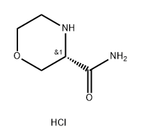 3-Morpholinecarboxamide,(3S)- Struktur