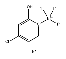 Borate(1-), (4-chloro-2-hydroxyphenyl)trifluoro-, potassium (1:1), (T-4)- Struktur