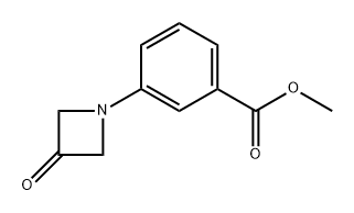 methyl 3-(3-oxoazetidin-1-yl)benzoate Struktur