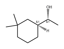 rel-(1R)-1-[(1S)-3,3-dimethylcyclohexyl]ethanol Struktur