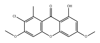 7-Chlorolichexanthone Struktur