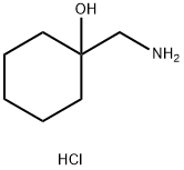 Cyclohexanol, 1-(aminomethyl)-, hydrochloride (1:2) Struktur