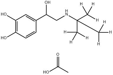 Colterol-D9 acetate Struktur