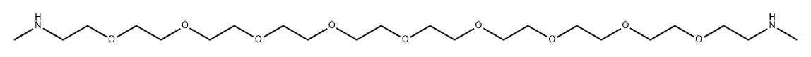 MeNH-PEG9-NHMe Struktur