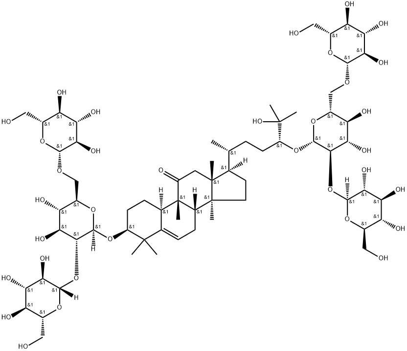 11-氧-羅漢果皂苷VI 結(jié)構(gòu)式