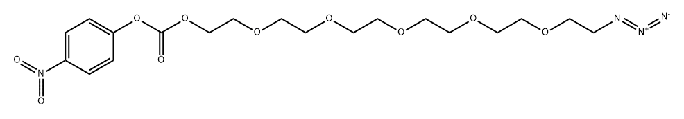 Azido-PEG6-4-nitrophenyl carbonate Struktur