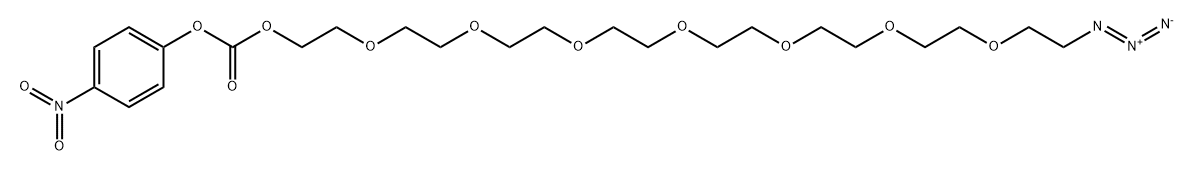 Azido-PEG8-4-nitrophenyl carbonate Struktur