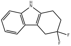 3,3-difluoro-2,3,4,9-tetrahydro-1H-carbazole Struktur