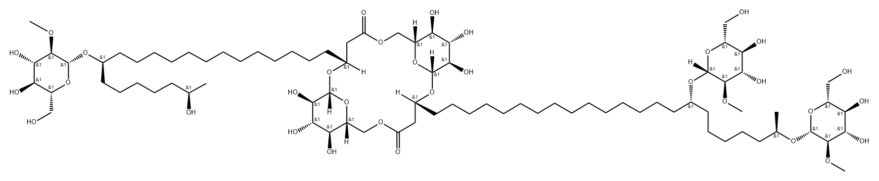 cycloviracin B1 Struktur