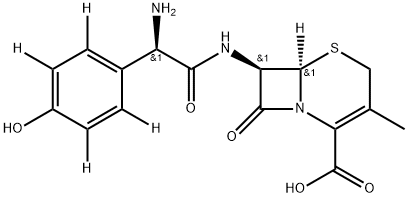 Cefadroxil-d4 (trifluoroacetate salt) Struktur