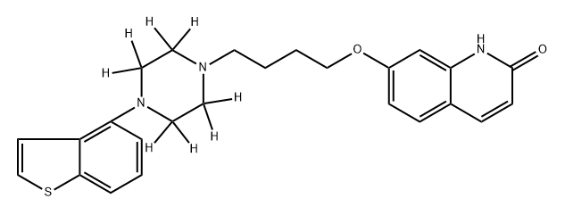 Brexpiprazole-d8 Struktur