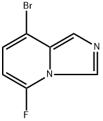 8-bromo-5-fluoroimidazo[1,5-a]pyridine Struktur