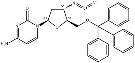 Cytidine, 3'-azido-2',3'-dideoxy-5'-O-(triphenylmethyl)- (9CI)