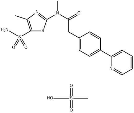 AIC316 mesylate hydrate Struktur