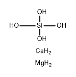 calcium magnesium silicate(3:1:2) Struktur