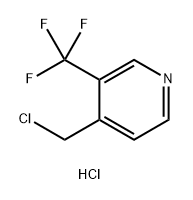 4-Chloromethyl-3-trifluoromethyl-pyridine hydrochloride Struktur