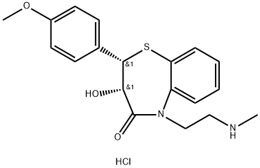 Diltiazem Impurity G (N-Desmethyl Desacetyl Diltiazem Hydrochloride) Struktur