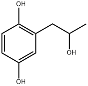 (-)-2,5-Dihydroxy-α-methylphenethyl alcohol Struktur