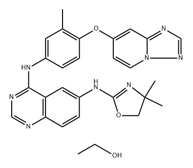 Tucatinib (hemiethanolate) Struktur