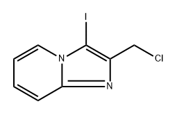 2-(chloromethyl)-3-iodoimidazo[1,2-a]pyridine Struktur