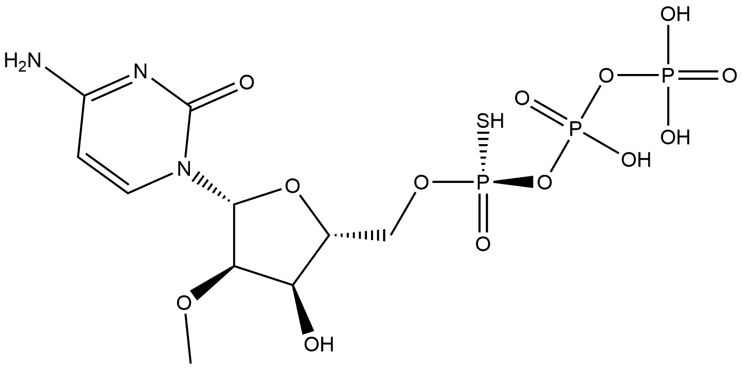 Rp-2'-O-Me-CTP-α-S Struktur