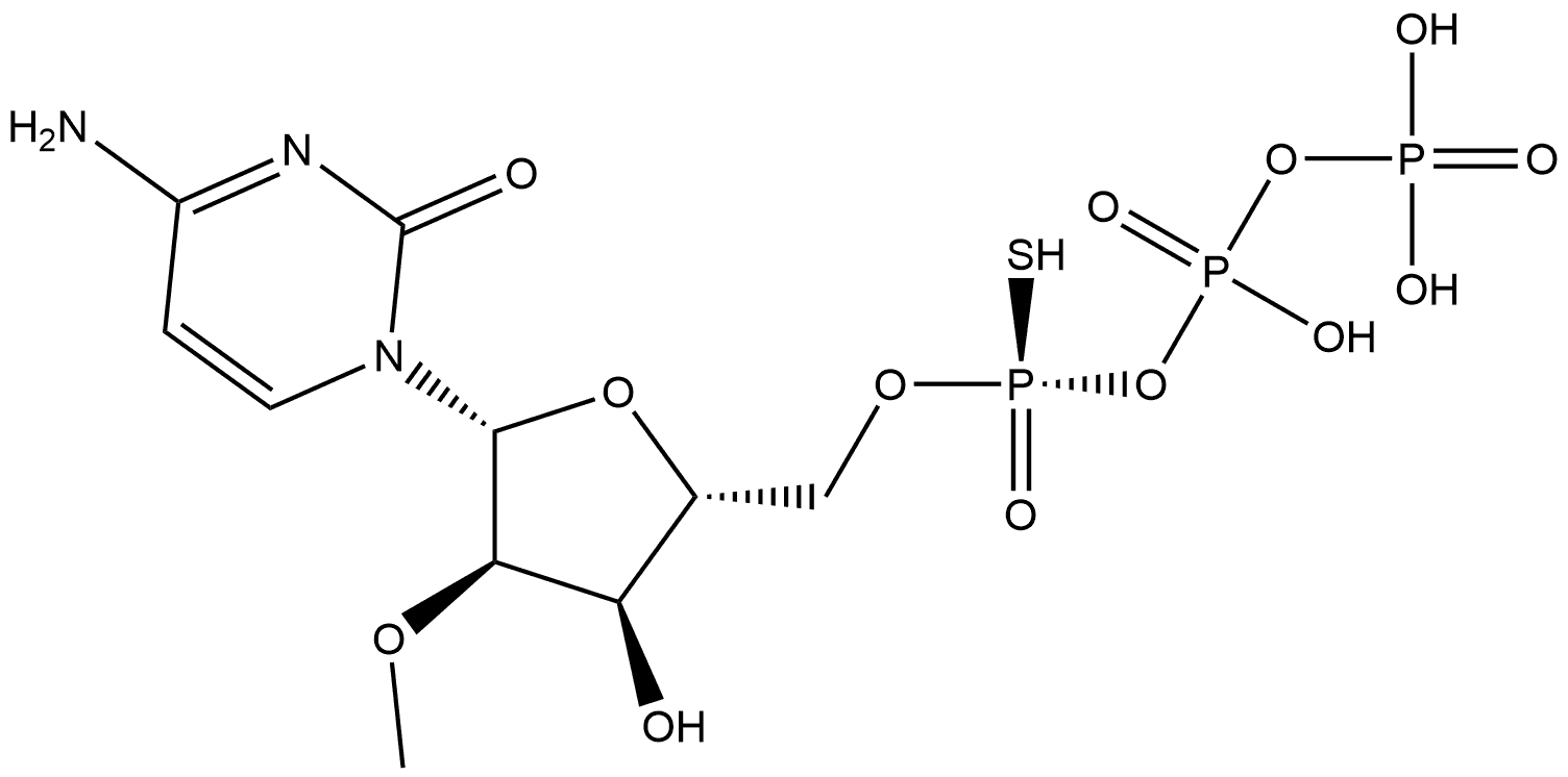 Sp-2'-O-Me-CTP-α-S Struktur