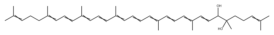 cis-5,6-dihydro-5,6-dihydroxy-Carotene Struktur