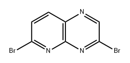 3,6-dibromopyrido[2,3-b]pyrazine Struktur