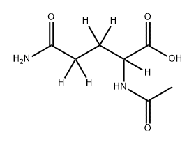 Nα-Acetyl-DL-Glutamine-2,3,3,4,4-d5 Struktur