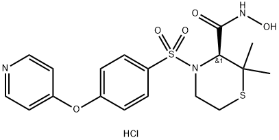 Prinomastat hydrochloride Struktur