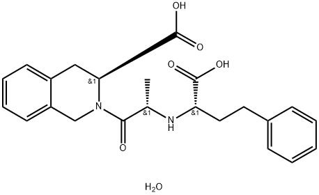 Quinaprilat hydrate Struktur