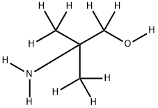 2-Amino-2-methyl-1-propanol-d11 Struktur