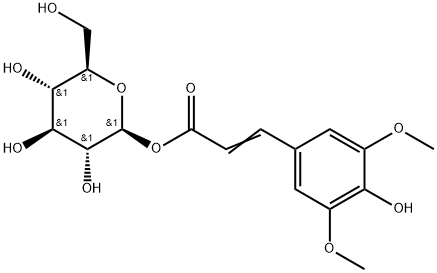 1-[3-(4-Hydroxy-3,5-diMethoxyphenyl)-2-propenoate] Struktur