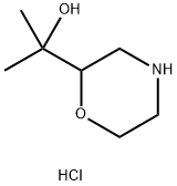 2-Morpholinemethanol, α,α-dimethyl- Struktur